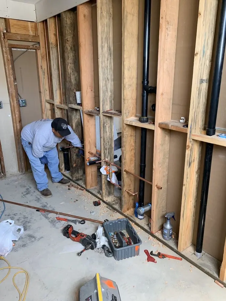 Commercial rough-in plumbing for Trenchless Sewer Repair in South Bend